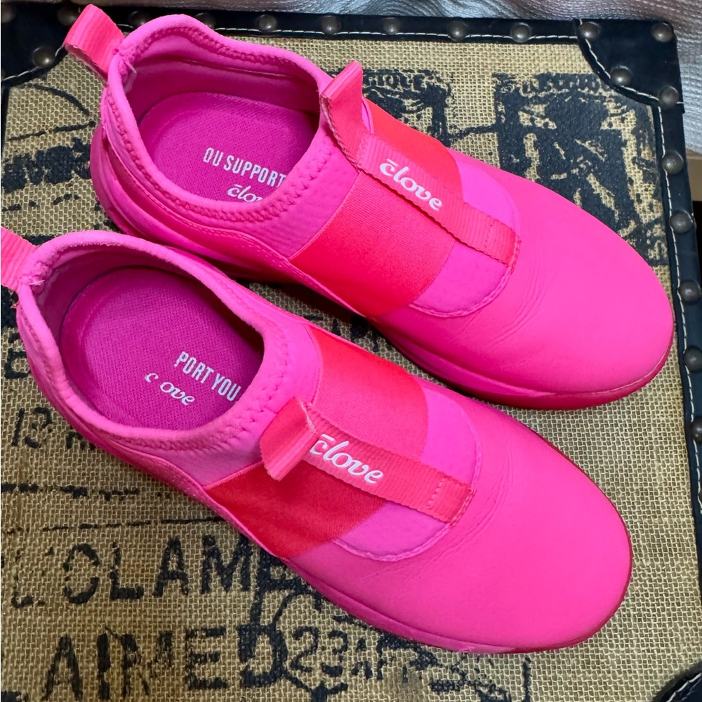 Women's Pink Slip-On Shoes